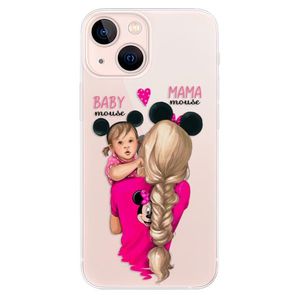 Odolné silikónové puzdro iSaprio - Mama Mouse Blond and Girl - iPhone 13 mini vyobraziť
