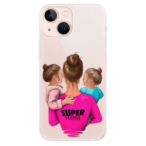 Odolné silikónové puzdro iSaprio - Super Mama - Two Girls - iPhone 13 mini vyobraziť