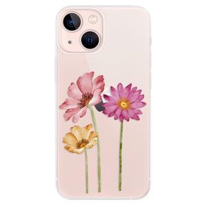 Odolné silikónové puzdro iSaprio - Three Flowers - iPhone 13 mini vyobraziť