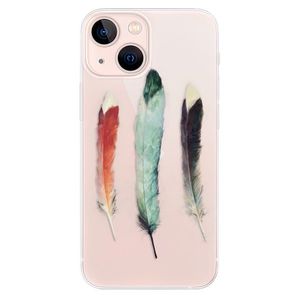 Odolné silikónové puzdro iSaprio - Three Feathers - iPhone 13 mini vyobraziť
