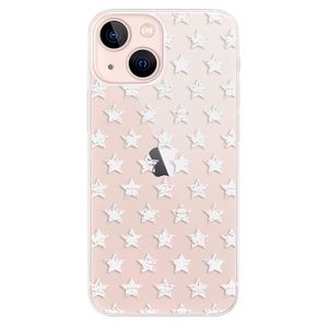 Odolné silikónové puzdro iSaprio - Stars Pattern - white - iPhone 13 mini vyobraziť