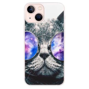 Odolné silikónové puzdro iSaprio - Galaxy Cat - iPhone 13 mini vyobraziť
