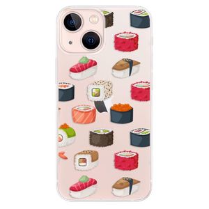 Odolné silikónové puzdro iSaprio - Sushi Pattern - iPhone 13 mini vyobraziť