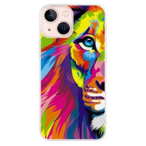Odolné silikónové puzdro iSaprio - Rainbow Lion - iPhone 13 mini vyobraziť