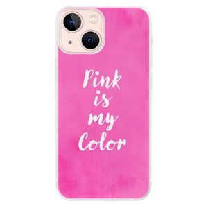 Odolné silikónové puzdro iSaprio - Pink is my color - iPhone 13 mini vyobraziť