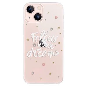 Odolné silikónové puzdro iSaprio - Follow Your Dreams - white - iPhone 13 mini vyobraziť