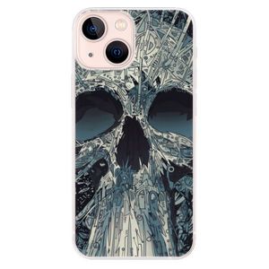 Odolné silikónové puzdro iSaprio - Abstract Skull - iPhone 13 mini vyobraziť
