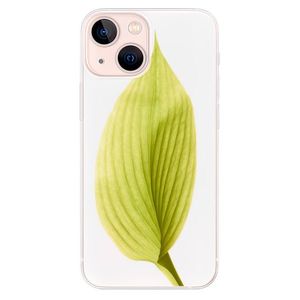 Odolné silikónové puzdro iSaprio - Green Leaf - iPhone 13 mini vyobraziť
