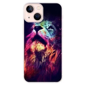 Odolné silikónové puzdro iSaprio - Lion in Colors - iPhone 13 mini vyobraziť