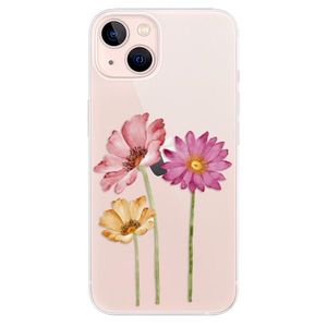 Odolné silikónové puzdro iSaprio - Three Flowers - iPhone 13 vyobraziť