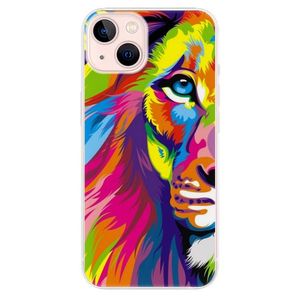 Odolné silikónové puzdro iSaprio - Rainbow Lion - iPhone 13 vyobraziť