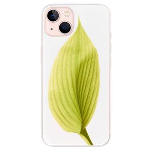 Odolné silikónové puzdro iSaprio - Green Leaf - iPhone 13 vyobraziť