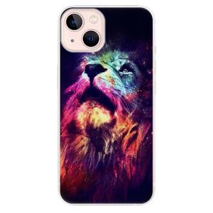 Odolné silikónové puzdro iSaprio - Lion in Colors - iPhone 13 vyobraziť