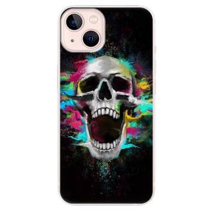 Odolné silikónové puzdro iSaprio - Skull in Colors - iPhone 13 vyobraziť