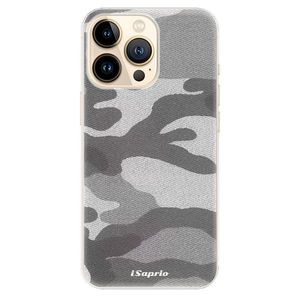 Odolné silikónové puzdro iSaprio - Gray Camuflage 02 - iPhone 13 Pro vyobraziť
