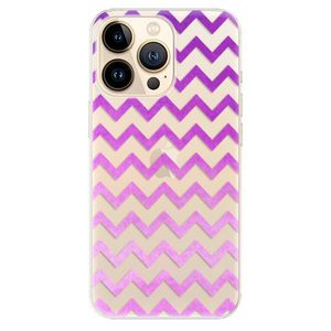 Odolné silikónové puzdro iSaprio - Zigzag - purple - iPhone 13 Pro vyobraziť