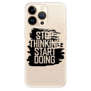Odolné silikónové puzdro iSaprio - Start Doing - black - iPhone 13 Pro vyobraziť