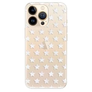 Odolné silikónové puzdro iSaprio - Stars Pattern - white - iPhone 13 Pro vyobraziť