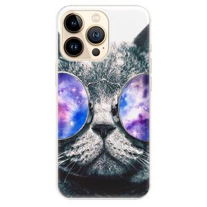 Odolné silikónové puzdro iSaprio - Galaxy Cat - iPhone 13 Pro vyobraziť