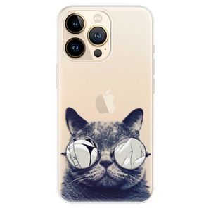 Odolné silikónové puzdro iSaprio - Crazy Cat 01 - iPhone 13 Pro vyobraziť