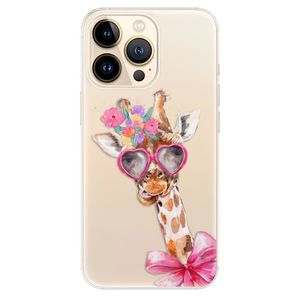 Odolné silikónové puzdro iSaprio - Lady Giraffe - iPhone 13 Pro vyobraziť