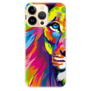 Odolné silikónové puzdro iSaprio - Rainbow Lion - iPhone 13 Pro vyobraziť