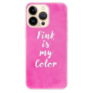 Odolné silikónové puzdro iSaprio - Pink is my color - iPhone 13 Pro vyobraziť