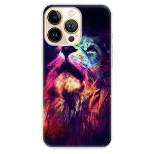 Odolné silikónové puzdro iSaprio - Lion in Colors - iPhone 13 Pro vyobraziť