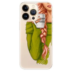Odolné silikónové puzdro iSaprio - My Coffe and Redhead Girl - iPhone 13 Pro Max vyobraziť