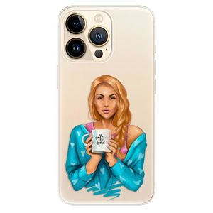 Odolné silikónové puzdro iSaprio - Coffe Now - Redhead - iPhone 13 Pro Max vyobraziť