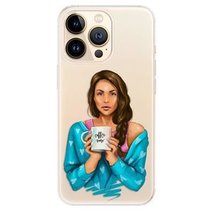 Odolné silikónové puzdro iSaprio - Coffe Now - Brunette - iPhone 13 Pro Max vyobraziť
