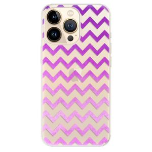 Odolné silikónové puzdro iSaprio - Zigzag - purple - iPhone 13 Pro Max vyobraziť