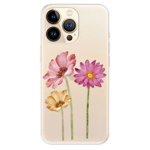 Odolné silikónové puzdro iSaprio - Three Flowers - iPhone 13 Pro Max vyobraziť