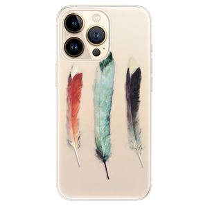 Odolné silikónové puzdro iSaprio - Three Feathers - iPhone 13 Pro Max vyobraziť