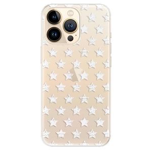Odolné silikónové puzdro iSaprio - Stars Pattern - white - iPhone 13 Pro Max vyobraziť