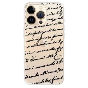 Odolné silikónové puzdro iSaprio - Handwriting 01 - black - iPhone 13 Pro Max vyobraziť