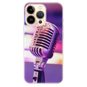 Odolné silikónové puzdro iSaprio - Vintage Microphone - iPhone 13 Pro Max vyobraziť