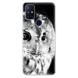 Odolné silikónové puzdro iSaprio - BW Owl - OnePlus Nord N10 5G vyobraziť