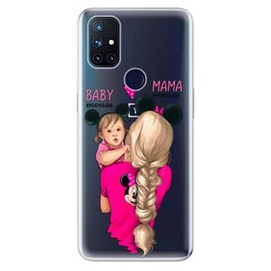 Odolné silikónové puzdro iSaprio - Mama Mouse Blond and Girl - OnePlus Nord N10 5G vyobraziť