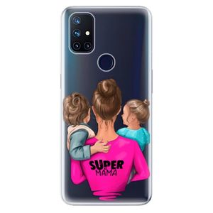Odolné silikónové puzdro iSaprio - Super Mama - Boy and Girl - OnePlus Nord N10 5G vyobraziť