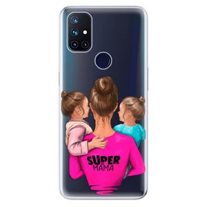 Odolné silikónové puzdro iSaprio - Super Mama - Two Girls - OnePlus Nord N10 5G vyobraziť