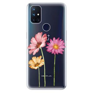 Odolné silikónové puzdro iSaprio - Three Flowers - OnePlus Nord N10 5G vyobraziť