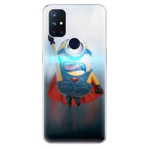 Odolné silikónové puzdro iSaprio - Mimons Superman 02 - OnePlus Nord N10 5G vyobraziť
