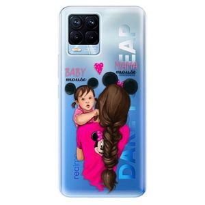 Odolné silikónové puzdro iSaprio - Mama Mouse Brunette and Girl - Realme 8 / 8 Pro vyobraziť