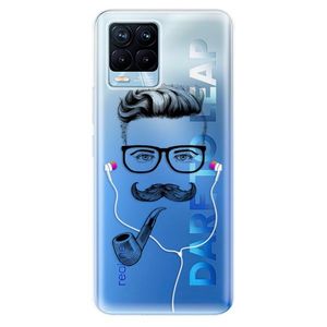Odolné silikónové puzdro iSaprio - Man With Headphones 01 - Realme 8 / 8 Pro vyobraziť