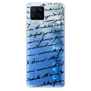 Odolné silikónové puzdro iSaprio - Handwriting 01 - black - Realme 8 / 8 Pro vyobraziť