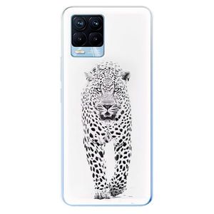 Odolné silikónové puzdro iSaprio - White Jaguar - Realme 8 / 8 Pro vyobraziť