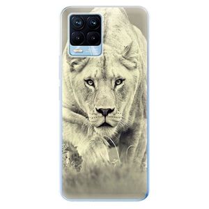 Odolné silikónové puzdro iSaprio - Lioness 01 - Realme 8 / 8 Pro vyobraziť