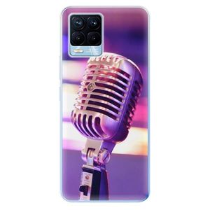 Odolné silikónové puzdro iSaprio - Vintage Microphone - Realme 8 / 8 Pro vyobraziť