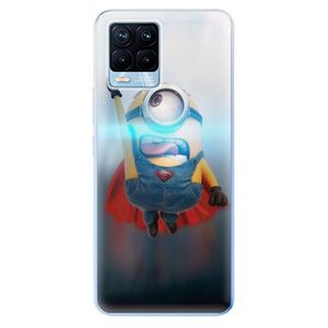 Odolné silikónové puzdro iSaprio - Mimons Superman 02 - Realme 8 / 8 Pro vyobraziť